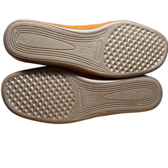 AEROSOLES Stitch'N Turn 11W Burnt Orange Suede Loafers Tassel Casual Comfort - Picture 10 of 12